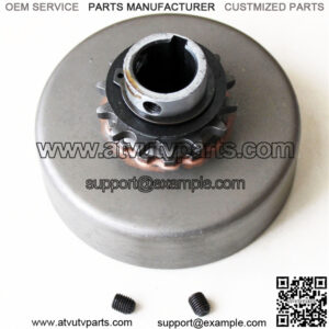 Centrifugal Go Kart Clutch 1" 14T, 14 Tooth Heavy Duty For 41,420 Chain up to10HP,1600 Series Racing Clutch Go Kart Cart Mini Bike