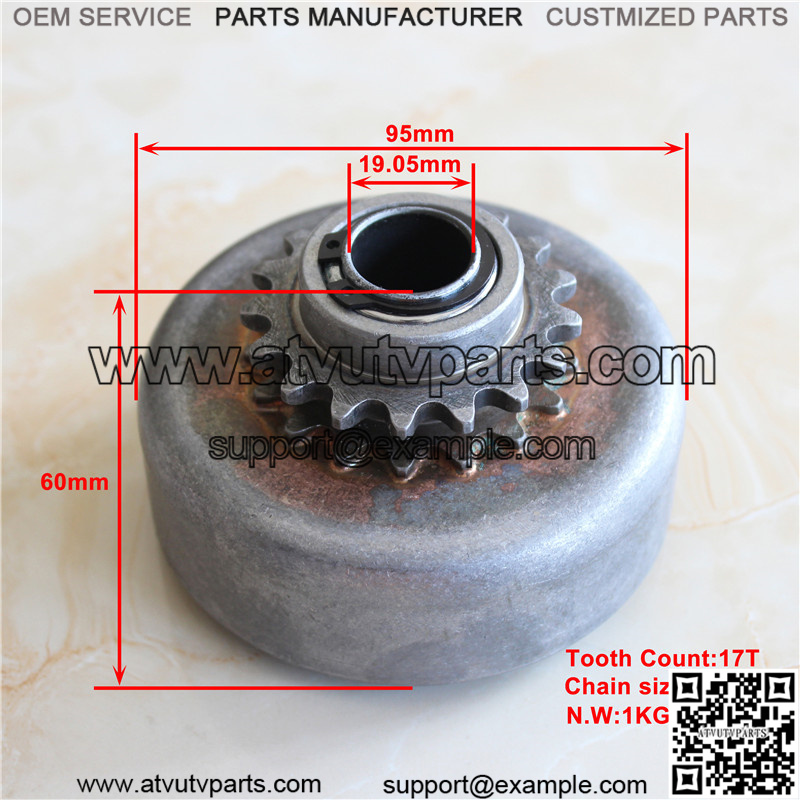 GE clutch 17T 3/4" #35 - Image 3