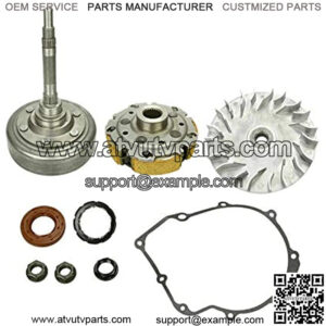 Wet Clutch Drum Housing & Primary Sheave Pad Shoe with Gasket Replacement for 2004-2007 Yamaha Rhino 660 & 2002-2008 Yamaha Grizzly YFM660 Replace 5KM-17611-00-00