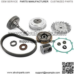Wet Clutch Kit,Housing/Primary Clutch Sheave/Sheave Fixed/Shoe/Nut/Bearing/oil Filter/Gasket/Seal/Belt for HiSUN UTV 400,MASSIMO,SUPERMACH,Q link,YS400,UTV400 MSU400