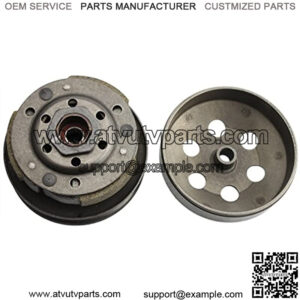 Complete Clutch Assembly Rear Clutch Replacement for GY6 49cc 50c 139QMB Scooter Taotao Sunl
