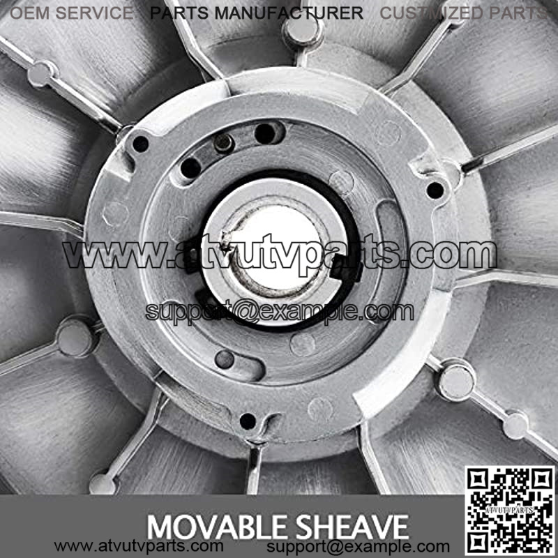 Golf Cart High Torque Driven Clutch for Club Car DS & Precedent 1997 to Up Club Car 4-Cycle Gas Golf Cart Model, Silver - Image 4