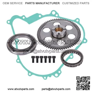 For Yamaha Grizzly 660 03-08 Rhino 660 04-07 Starter Clutch W/ Idler Gear Gasket (Fits: Yamaha Rhino 660)