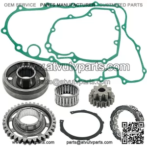 One Way Starter Clutch W/Gear Bearing Cover Gasket Kit for Honda TRX450ER TRX450