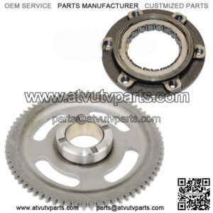Starter Clutch And Idler Gear for Kawasaki Prairie 700 KVF700 4X4 2004-2006 (Fits: Kawasaki)