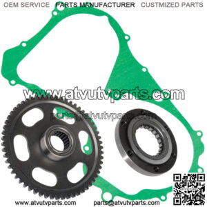 Starter Clutch Sprag Idler Gear W/Gasket For Suzuki LT-F4WDx King Quad 300 91-98