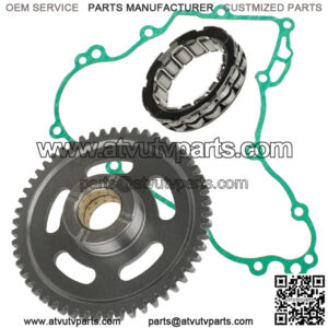 Starter Clutch Sprag Idler Gear W/Gasket For Kawasaki KFX450R KSF450B 2008-14