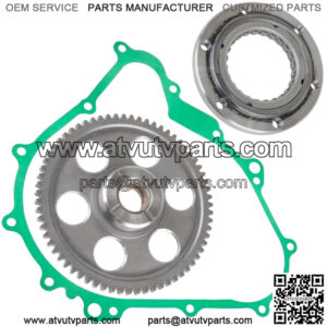 Starter Clutch Gear Idler One-Way Gaske Kit for Yamaha Rhino 450 YXR450F 2006-09