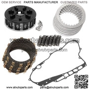 For Honda TRX450R 2004-2005 Clutch Basket Plates Kit & Gasket CNC Billet