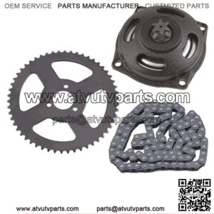 49CC small sports car drive chain kit T8F gear plate