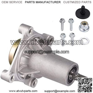 Spindle Assembly for Craftsman/Husqvarna/Ariens/Poulan, Mandrel for Craftsman Ariens Poulan Tractor Mower Deck, Come with All the Mounting Hardware including Threaded Bolt and Grease Fitting