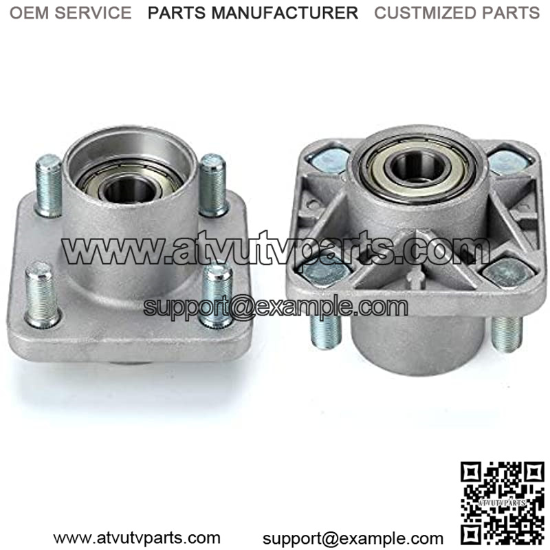 Golf Cart Front Wheel Hub Assembly with Hub Bearing/Oil Seal/Dust Cover for Club Car DS&Precedent 2003-up, OEM# 102357701(Pack of 2) - Image 3