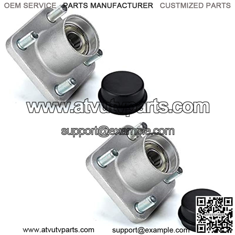 Golf Cart Front Wheel Hub Assembly with Hub Bearing/Oil Seal/Dust Cover for Club Car DS&Precedent 2003-up, OEM# 102357701(Pack of 2) - Image 4