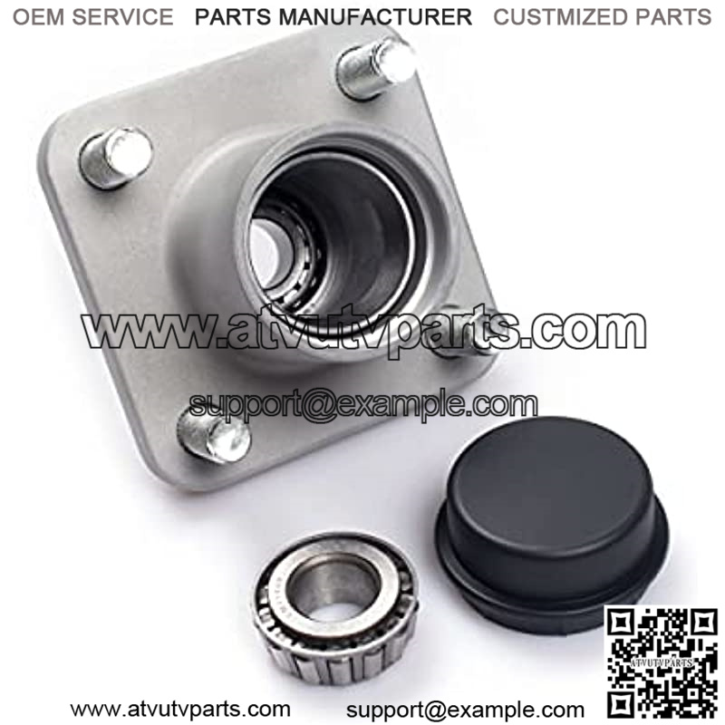 Golf Cart Front Wheel Hub Assembly kit with Bearing Seals for 1974-2003 Club Car DS Golf Cart, OEM:11011102,1011153,1011889,1011892,1011894