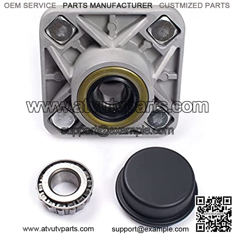 Golf Cart Front Wheel Hub Assembly kit with Bearing Seals for 1974-2003 Club Car DS Golf Cart, OEM:11011102,1011153,1011889,1011892,1011894 - Image 4