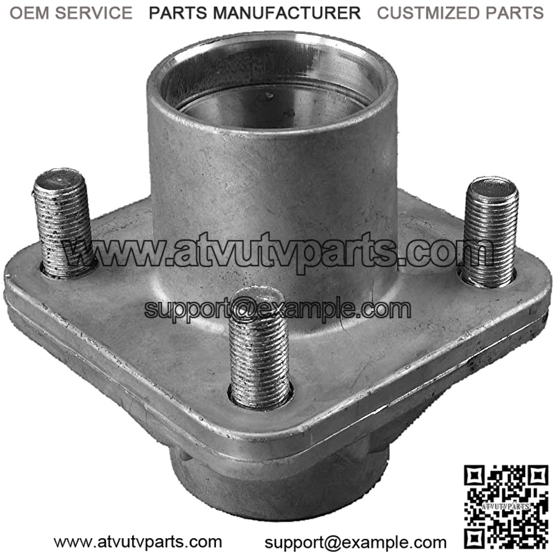 EZGO 19932G1 Hub Assembly Front 4 Lug with 1/2-Inch Stud for Golf Cart