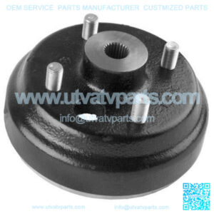 E-Z-GO OEM Brake Drum W/ Wheel Lugs (Years 1975-Up)