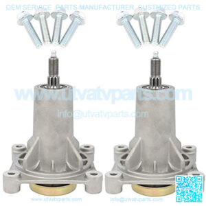 Lawn Mower Spindles 4-hole Deck Spindle Assembly Replacement for AYP, for , & for 187292 192870 of 2 Pack