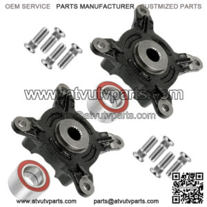 Front Rear Wheel Hub w/ Bearing Bolt for Polaris Magnum 500 325 4X4 2001 2002