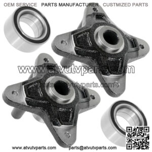 2 Rear Wheel Hub W/ Bearing for Polaris RZR 4 900 2014 / RZR 900 2014  5137278