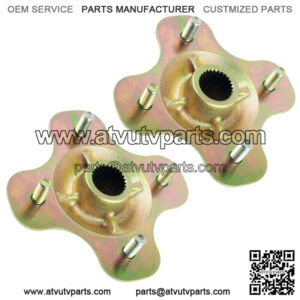 2 Rear Wheel Axle Hub For Yamaha Big Bear 350 YFM350FW YFM350U 2X4 4X4 1987-1999