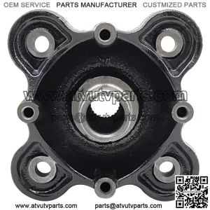 Black Mach Rear Wheel Hub 5142964-067 for Polaris Brutus HD Crew Ranger 2013-19