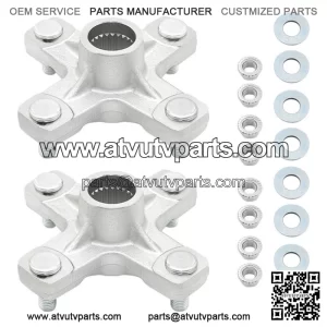 2PCS Rear Wheel Hub Kit for Yamaha Blaster 200 YFS200 1988-2006 2XJ-25383-50-00 (For: Yamaha)