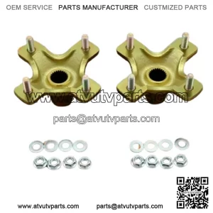 NEW 2 x REAR HUBS Honda 400EX 300EX TRX450R 4x110mm 1987-2020 + lugnuts (For: Honda)