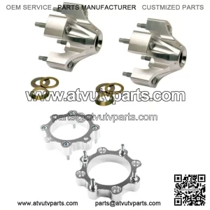 Extended Rear Hubs Front Wheel Spacers Widening Kit For Yamaha YFZ450, 450R