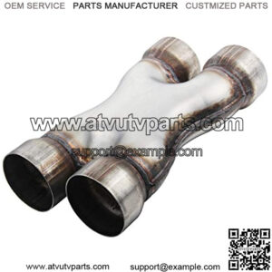 3 Inch Inlet X Pipe, LCGP Universal Stainless Steel X-Pipe