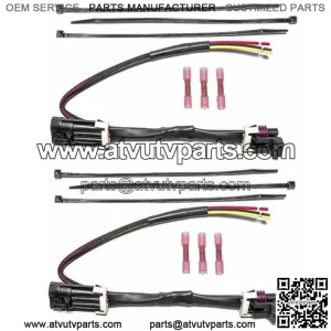 TWO-Tail Light Whip Power Harness Adapter: 2012-UP CAN AM MAVERICK X3 MAX X-DS