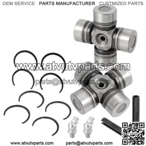 2x Front Rear driveshaft u-joint For Polaris RANGER 400 500 570 CREW EPS 4X4 6X6