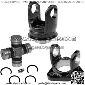 Rear Drive Shaft Pairing Yokes Compatible with Suzuki Lt-F400 Eiger 400 2X4 Man 2002-2007