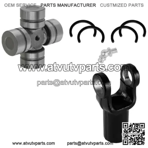 Polaris Scrambler 500 4X4 1998-2009 Front Drive Shaft Yoke & U-Joint Kit