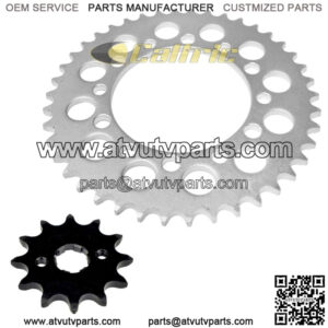 Front & Rear Sprockets Kit for Honda TRX200 TRX200D Fourtrax 200 2X4 1990-1997