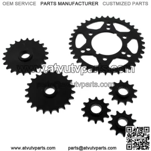 1992 Polaris 350L Trail Boss 350 4X4 Steel Sprocket Complete Set