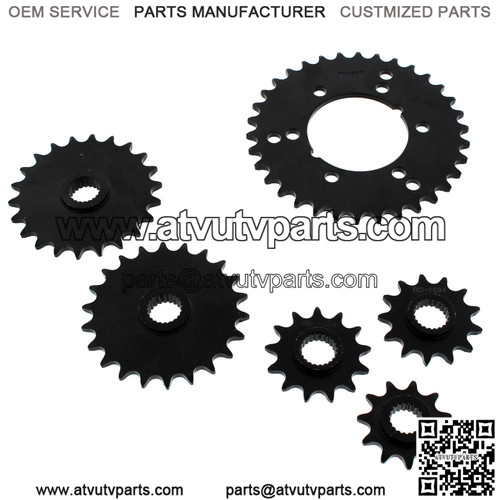 1994 Polaris 400 400L 4x4 Sprocket Kit 6 Sprockets for ATV 4 Wheeler