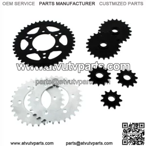 1994 - 1997 Polaris Big Boss 400 400L 6X6 Steel Sprocket Complete Set