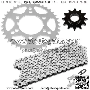 Non O-Ring Drive Chain & Sprockets Kit for Polaris Magnum 425 2x4 4x4 1995-1998 (For: Polaris)