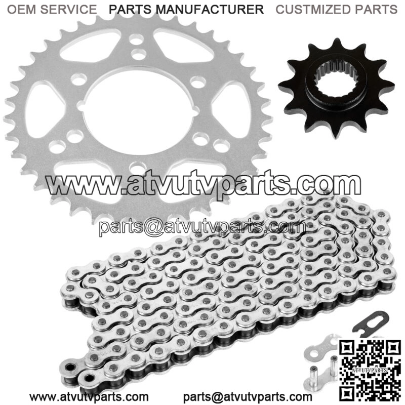 Non O-Ring Drive Chain & Sprockets Kit for Polaris Magnum 425 2x4 4x4 1995-1998 (For: Polaris)