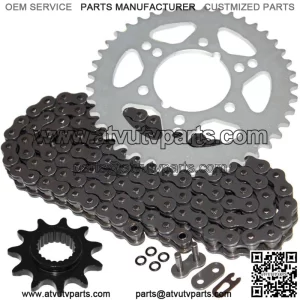 O-Ring Drive Chain & Sprockets Kit for Polaris Trail Boss 250 2X4 1986 1987 (For: Polaris)