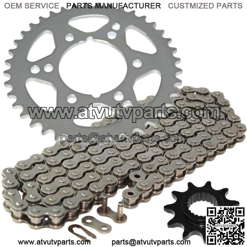 Drive Chain & Sprockets Kit for Polaris Sport 400L 1996-1999 (For: Polaris)