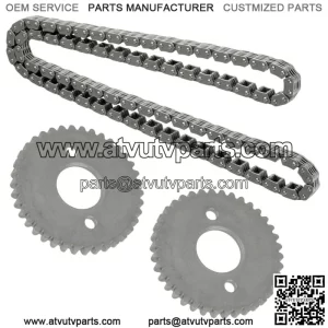 Fits Polaris RZR XP 900 Camshaft Cam Timing Chain w/ Sprockets 2011 2012 2013 (For: Polaris)