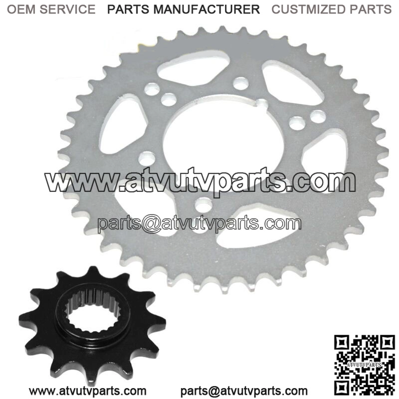 Front & Rear Sprockets Kit for Polaris XPress 400L 1996 (For: Polaris)