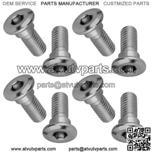 8 Front Rear Wheel Disc Stud Screw Bolt for Yamaha Grizzly 700 YFM700 2007-2021