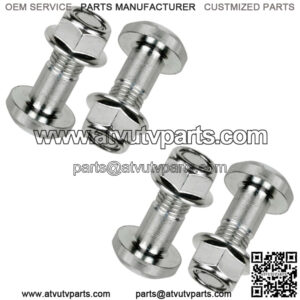 4 Rear Wheel Sprocket Bolt Stud Nut for Yamaha Raptor 350 YFM350R 2007 2008-2013