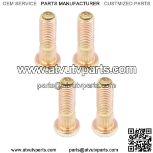 4 Rear Wheel Hub Stud Bolt for Suzuki LTZ400 Z LT-Z400 Quadsport Z400 2009-2014