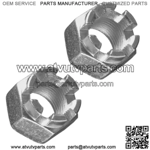 2 Front or Rear Axel Nuts Fit Kawasaki Mule 4010 KAF620/ KAF950 Diesel 2009-2020
