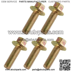 5x Flanged Head Clutch Bolt M6x20 for Polaris RZR S 1000 / RZR XP 4 1000 2021 (For: Polaris)
