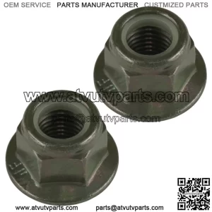 2x Front Bumper Nylon Lock Nut for Polaris Ranger 1000 Full Size 2021-2022  (For: Polaris)